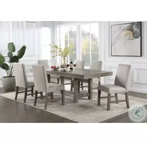 San Antonio Gray Extendable Dining Table