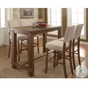 Sania Natural Tone Bar Table