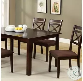 Weston Espresso 7 Piece Dining Table Set