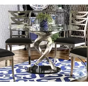 Roxo Round Pedestal Dining Room Set