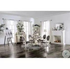 Kathryn Antique White Side Chair Set of 2