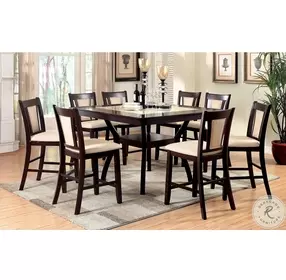 Brent Square Counter Height Pedestal Dining Table
