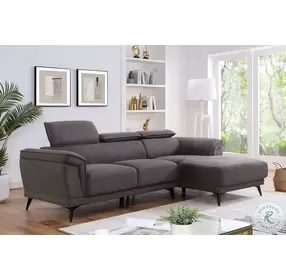 Napanee Dark Gray 3 Piece Sectional