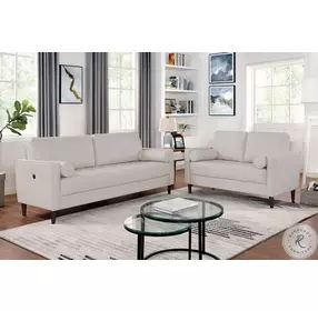 Horgen Off White Loveseat