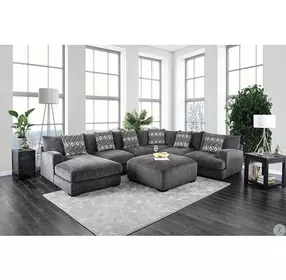 Kaylee Gray Ottoman