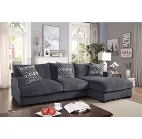 Kaylee Black 147" RAF Modular Sectional