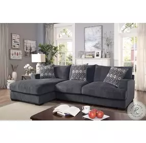 Kaylee Gray Sectional with LAF Chaise