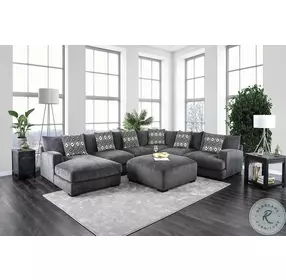 Kaylee Gray 5 Piece Sectional with LAF Chaise