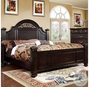 Syracuse Dark Walnut Poster Bedroom Set