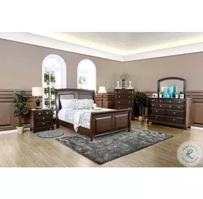 Litchville Brown Cherry Mirror