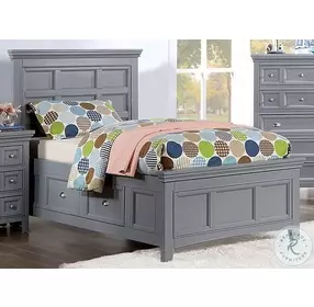 Castlile Gray Youth Storage Platform Bedroom Set