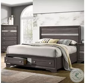 Chrissy Gray Panel Bedroom Set