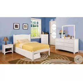 Omnus White Nightstand