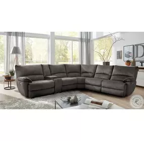 Cerelia Gray 6 Piece Power Reclining Sectional