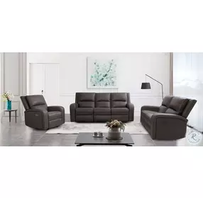 Vasilios Gray Power Reclining Sofa