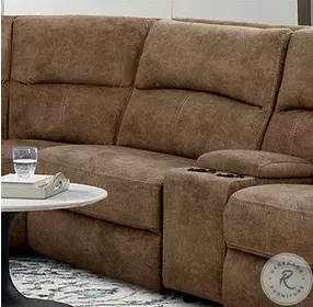 Apostolos Brown Armless Power Recliner