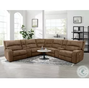 Apostolos Brown 7 Piece Power Reclining Sectional