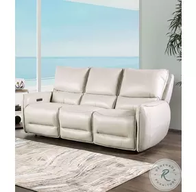 Phineas Beige Power Reclining Living Room Set