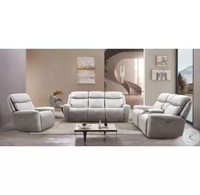 Artemia Light Taupe Power Reclining Sofa
