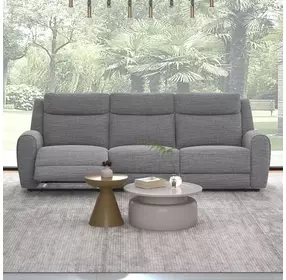 Antonius Gray Manual Recliner Living Room Set