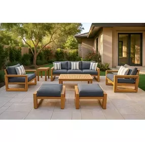 Bristol Bay Gray Outdoor Club Chair
