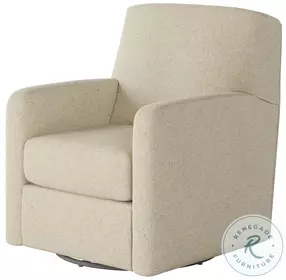Flash Dance Journey Ivory Swivel Glider