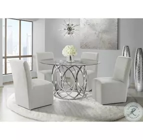 Cade Linen Upholstered Side Chair Set Of 2