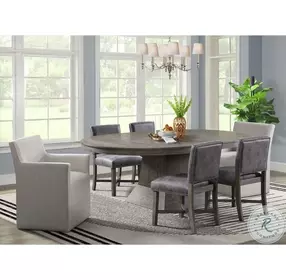 Modesto Gray Dining Arm Chair