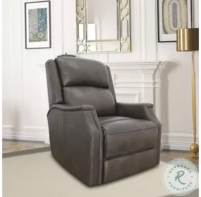 Conrad Clawson Mousse Power Recliner with Power Headrest And Lumbar