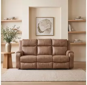 Contour Cocoa 83" Zero Gravity Power Reclining Sofa with Power Headrest and USB Charging