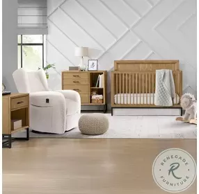 Newport Natural Oak Convertible Standard Crib