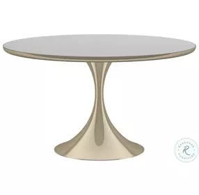 Semper Whisper of Gold 54" Round Dining Table