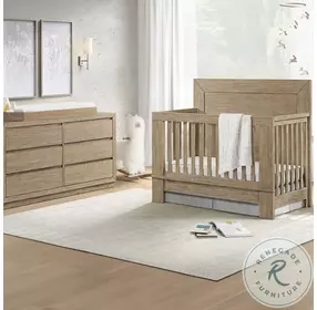 Bello Sandstone Convertible Standard Crib
