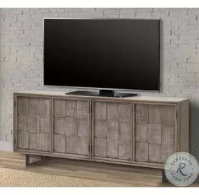 Arabesque Luxe Driftwood 78" TV Stand