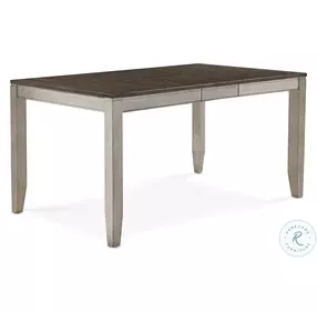 Abacus Smoky Alabaster And Putty Extendable Dining Room Set