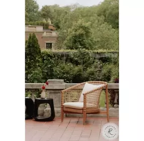 Kuna White Lounge Accent Chair