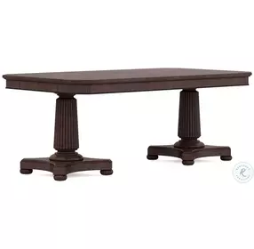 Revival Napa Mahogany Extendable Dining Room Set