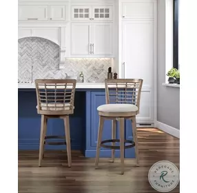 Beach Comber Brown Swivel Bar Stool