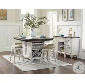 Mystic Cay Weathered Backless Stool Set of 2