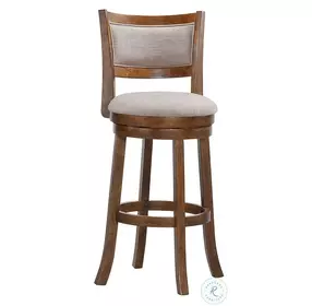 Burnt Brown 29" Swivel Bar Stool
