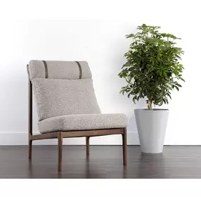 Aralyn Copenhagen Cappuccino Upholstered Lounge Chair