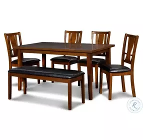 Dixon Dark Espresso 6 Piece Dining Room Set