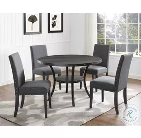 Crispin Gray 48" Round Dining Table