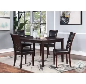Gia Ebony Dining Chair Set Of 2