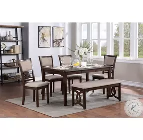 Gia Cherry 46" Bench