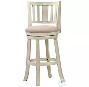 Antique White 29" Swivel Bar Stool
