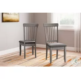 Shullden Gray Dining Chair Set of 2