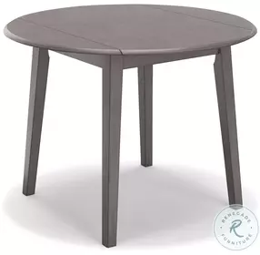 Shullden Gray Drop Leaf Dining Room Set
