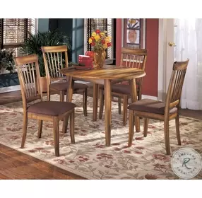 Berringer Rustic Brown Drop Leaf Extendable Dining Table