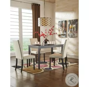Kimonte Ivory Upholstered Dining Side Chair Set of 2